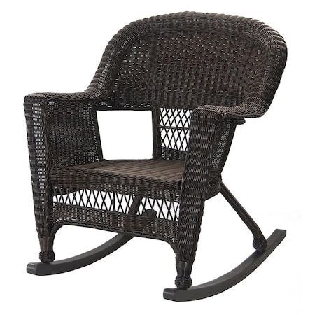 Propation Rocker Wicker Chair, Espresso PR2999402